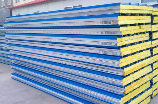 巖棉玻璃絲棉彩鋼復(fù)合板