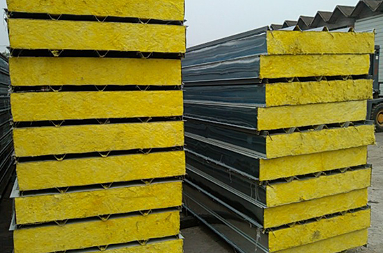 巖棉玻璃絲棉彩鋼復(fù)合板